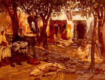 東洋の中庭アラビア語 フレデリック・アーサー・ブリッジマン Oil Paintings